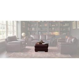 Homestead Leather Ottoman